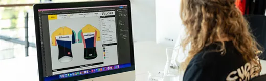 Radtrikots für Teams selbst gestalten mit CUORE