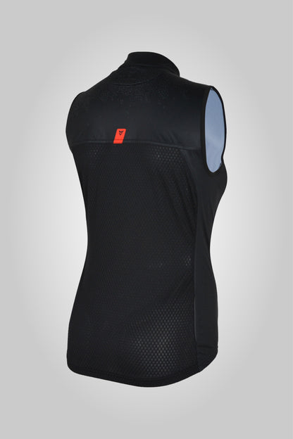 Damen Silver Wind Shield Mesh Vest
