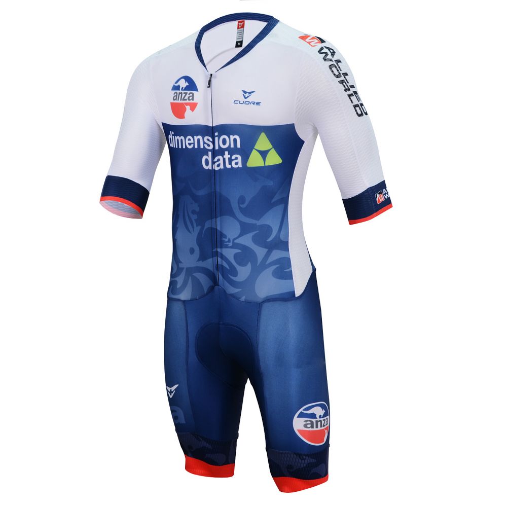 GOLD MEN CYCLING S/SLEEVE AERO SPEED SUIT - CUORE of