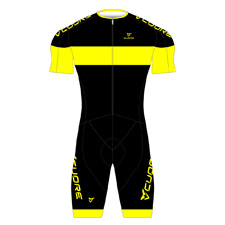GOLD MEN CYCLING S/SLEEVE TWO IN ONE VENT SUIT