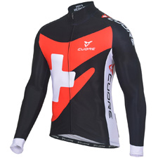 SILVER MEN CYCLING L/SLEEVE THERMAL JERSEY